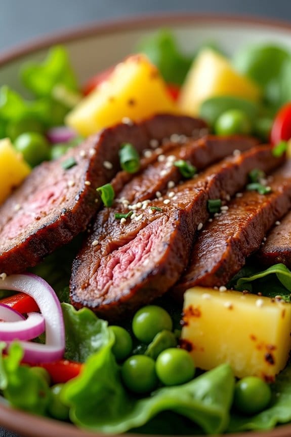 teriyaki steak salad recipe