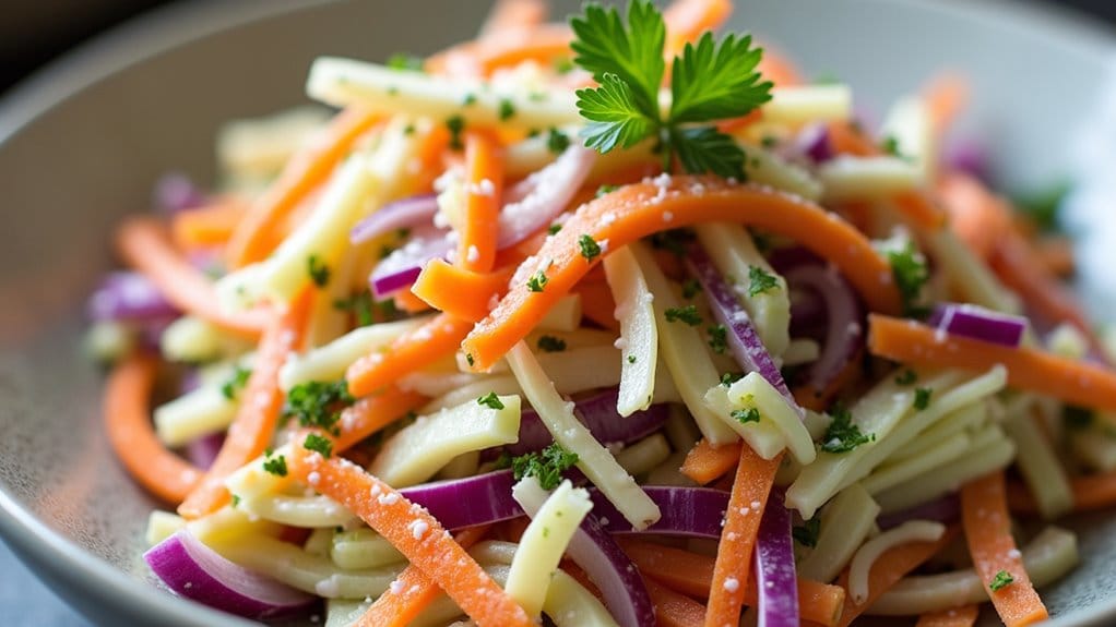 vibrant and crunchy salads