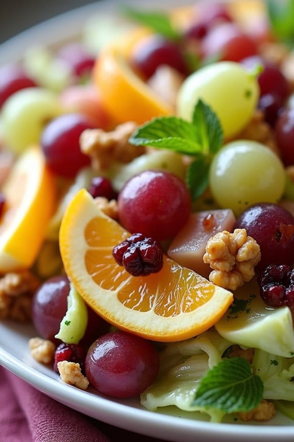 vibrant fresh cabbage salad