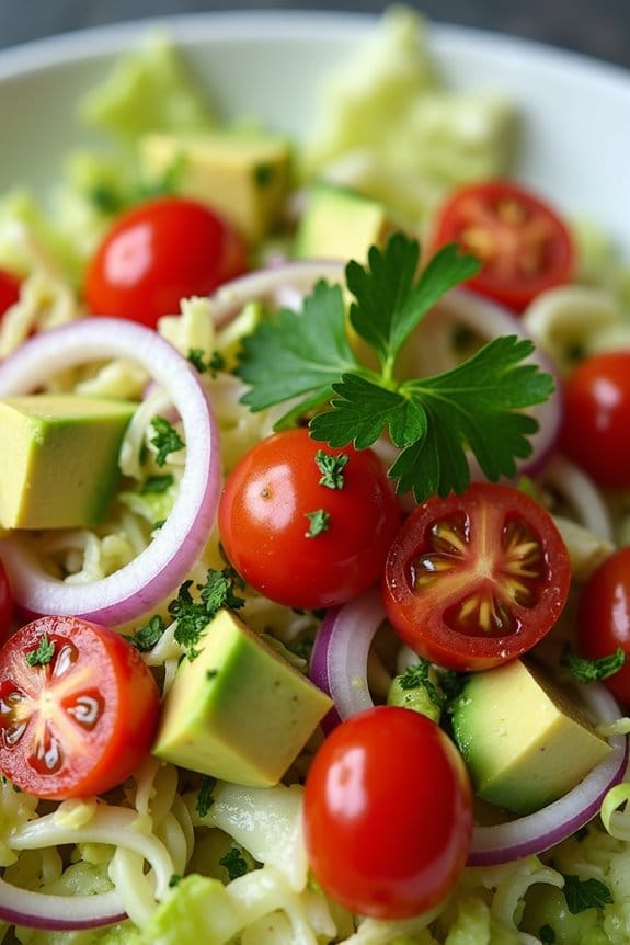 vibrant mexican cabbage salad