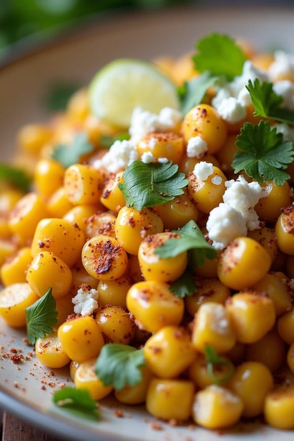 vibrant mexican corn salad