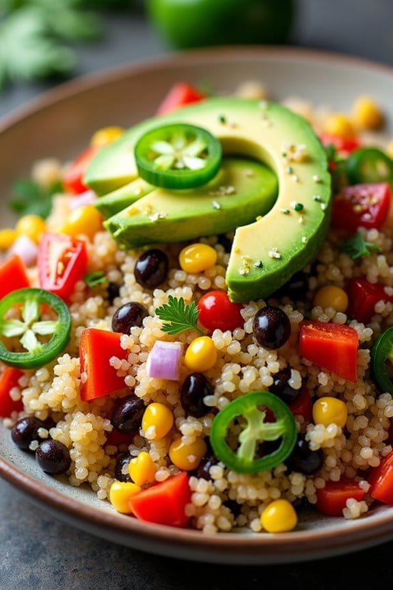 vibrant nutritious quinoa salad