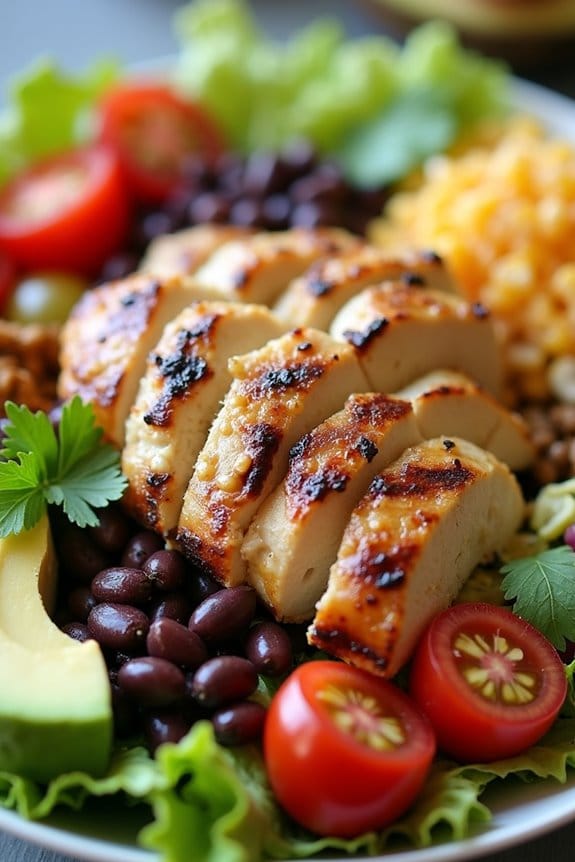 vibrant southwest chicken salad