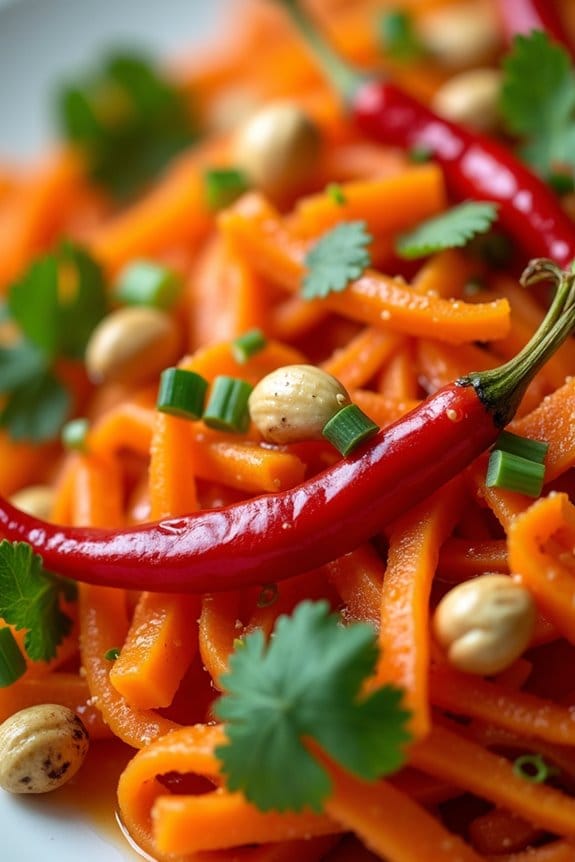 vibrant spicy fresh salad