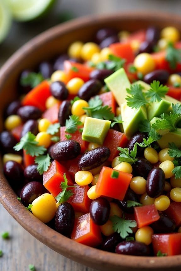 vibrant three bean salad recipe