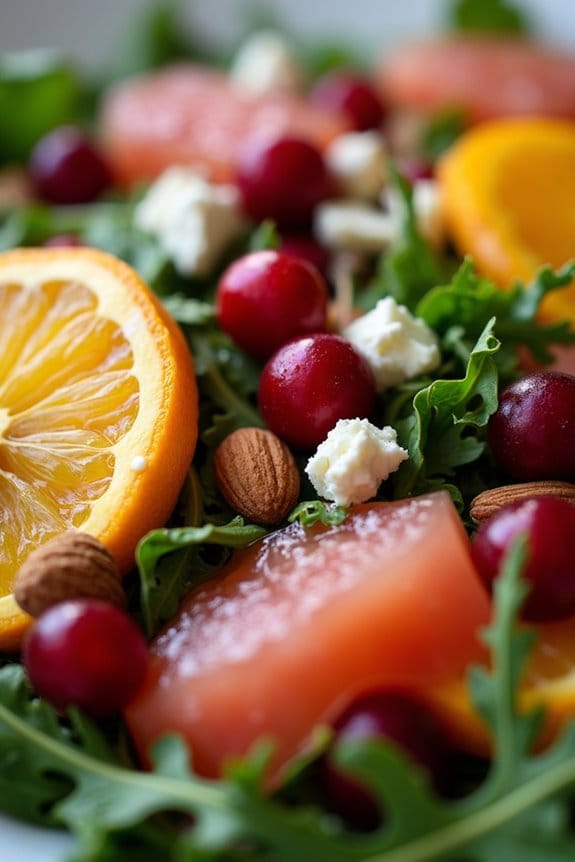 vibrant winter citrus salad