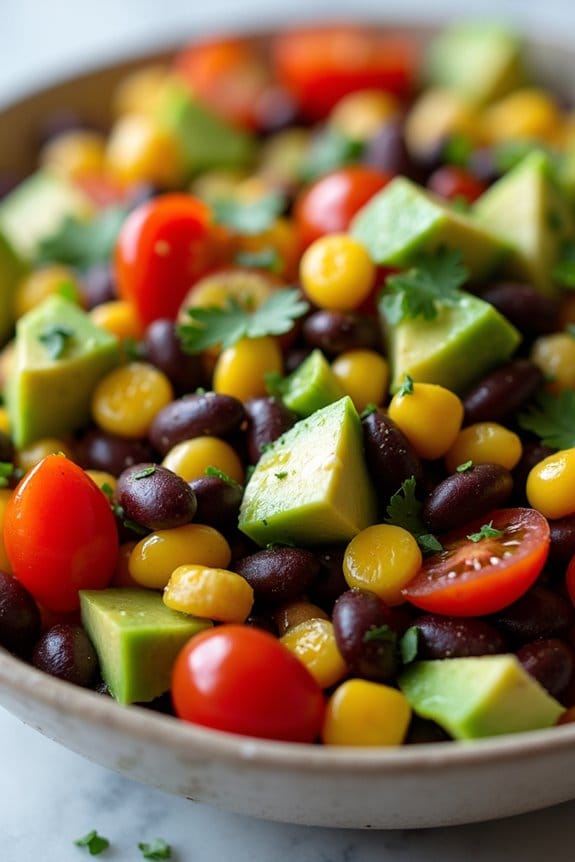 zesty black bean salad