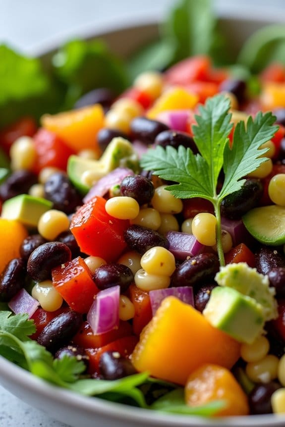 zesty black bean salad