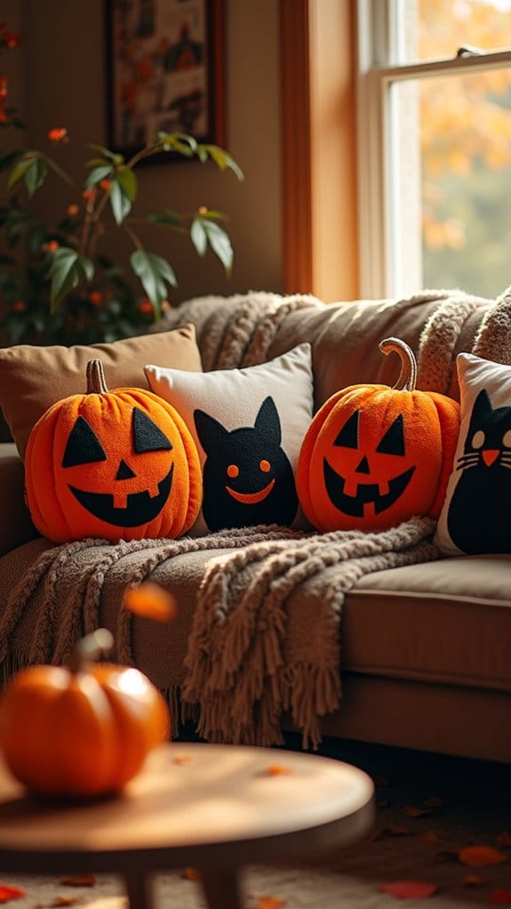 adorable halloween pillow covers