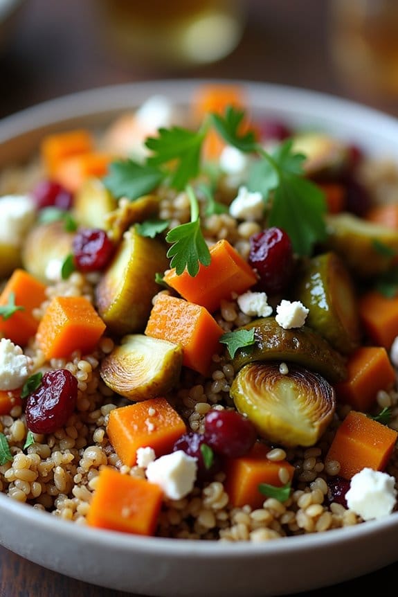 autumn inspired grain bowl recipe