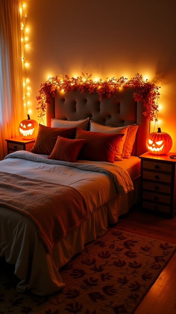 autumnal charm with pumpkins