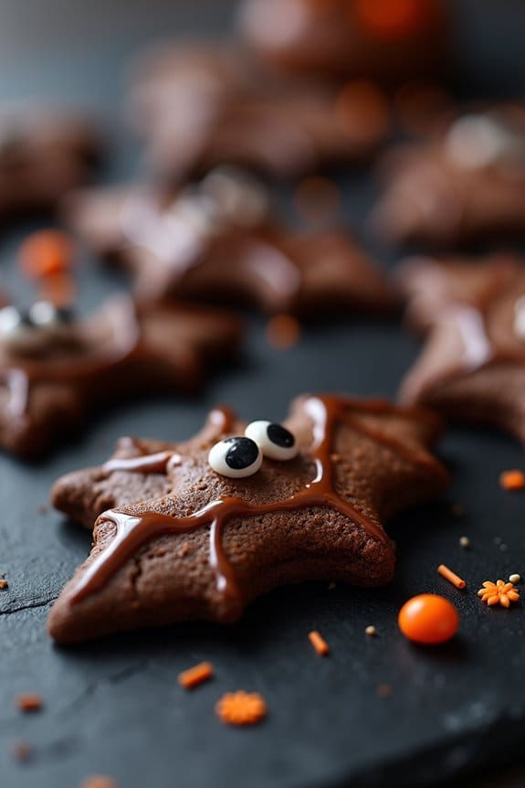 bewitching bats halloween cookies