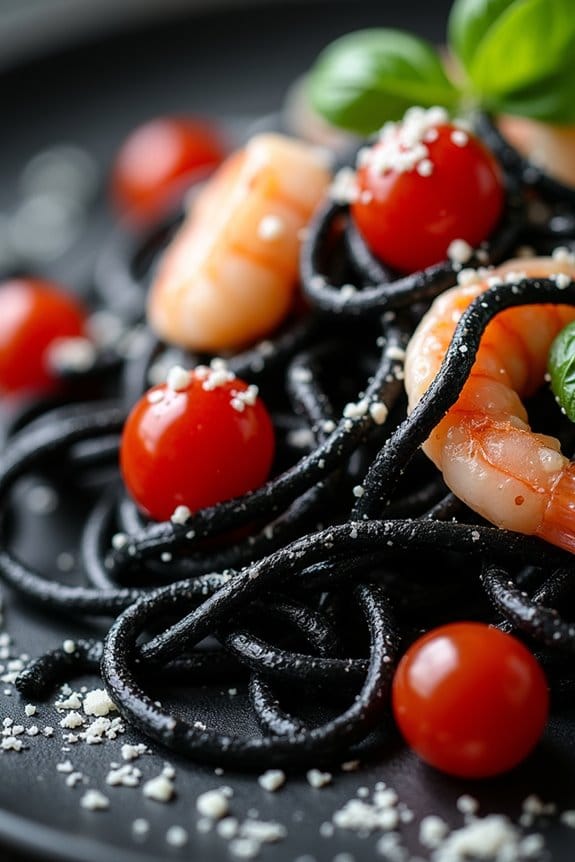 bewitching squid ink pasta