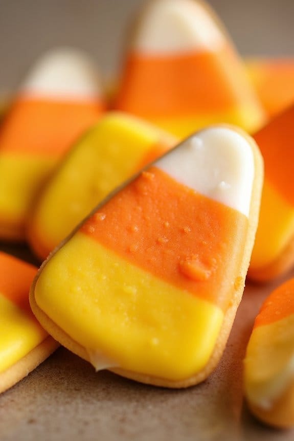 candy corn sugar cookies