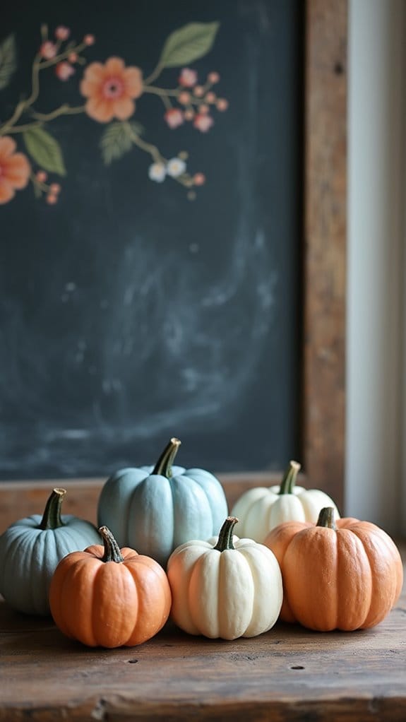 chalkboard paint for pumpkins