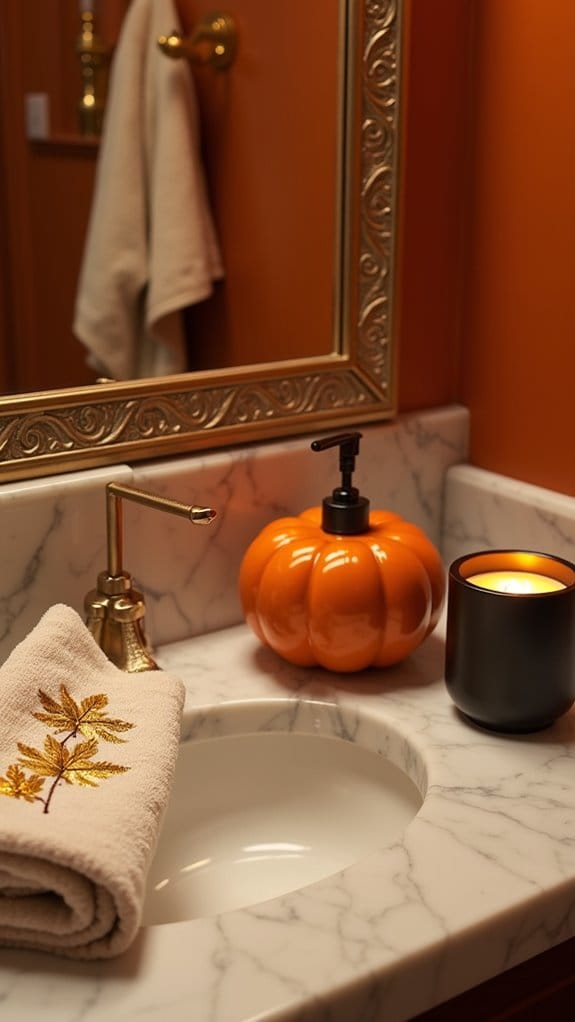 charming festive bathroom accessory