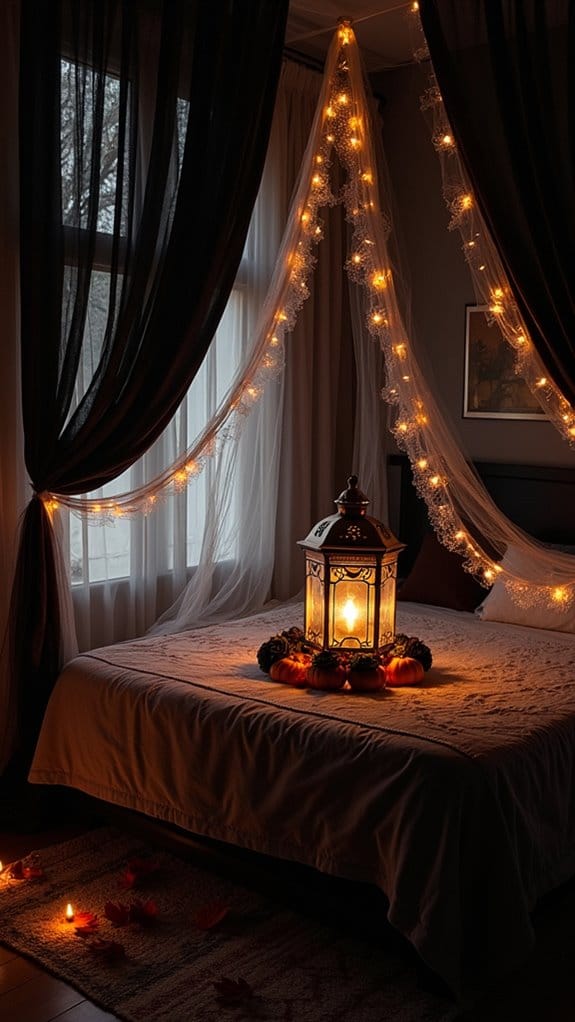 charming halloween bedroom decor