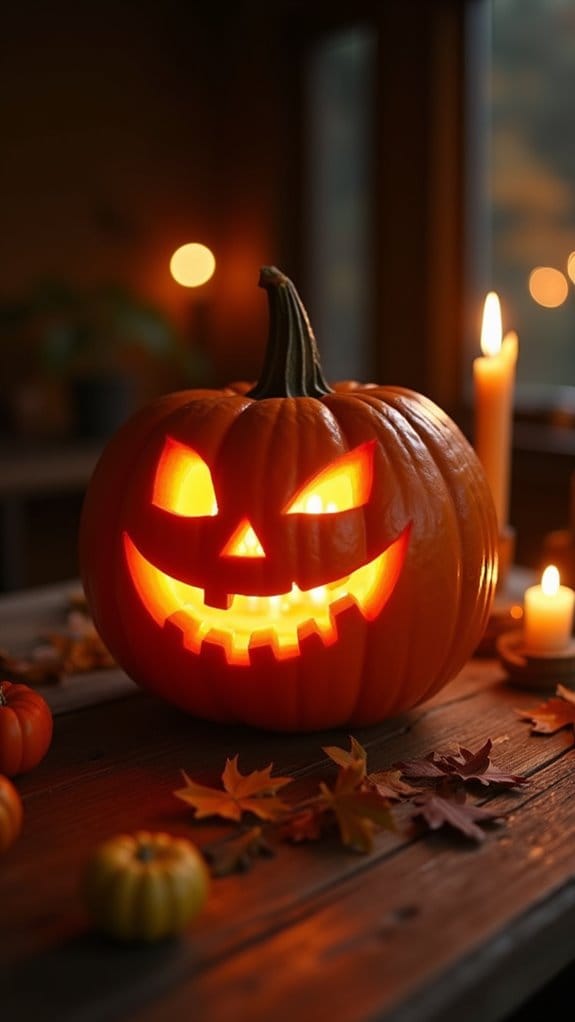 charming halloween decor glow