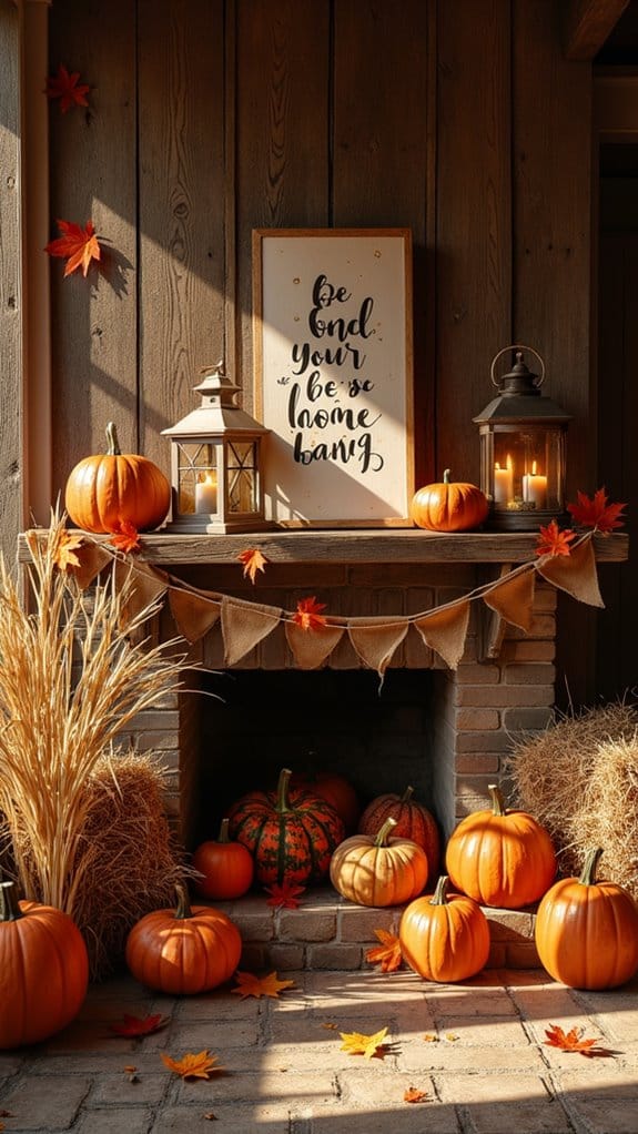charming rustic halloween decor