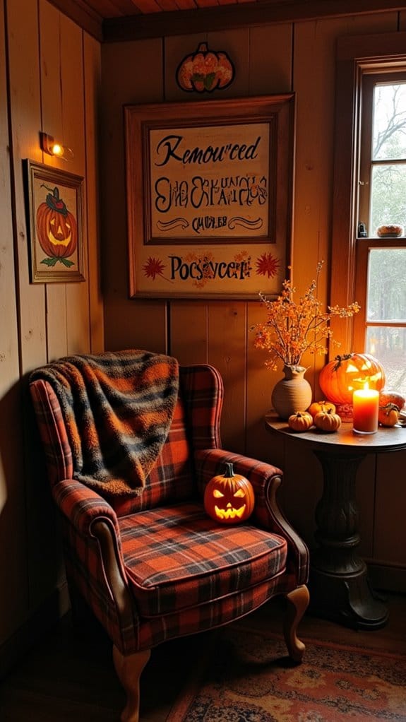 charming vintage halloween signs