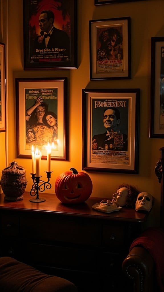 classic horror nostalgia decor
