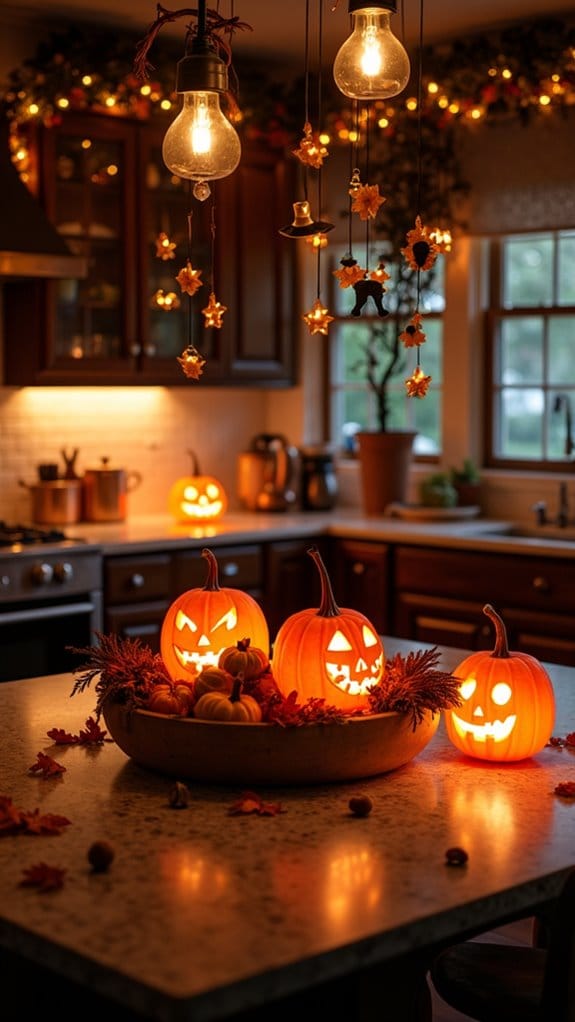 cozy halloween lantern decorations