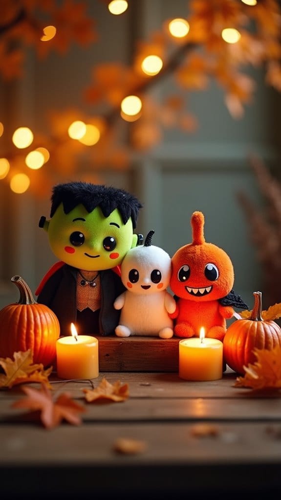 cozy halloween plush decorations