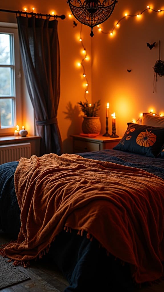 cozy halloween throw blankets