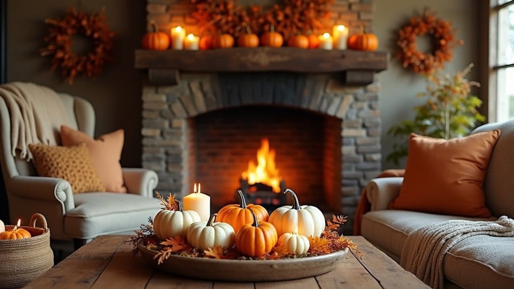 cozy pumpkin home decor