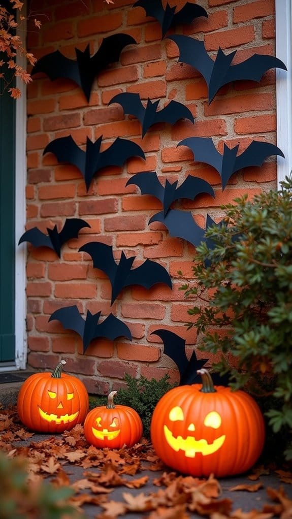 creative halloween bat decorations
