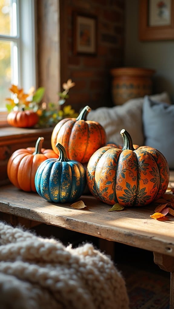 creative painted pumpkin designs