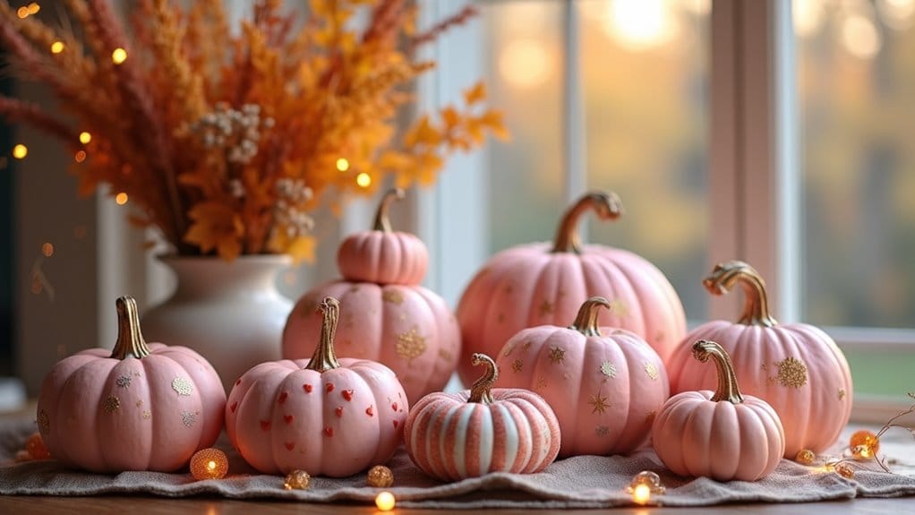 creative pink pumpkin designs