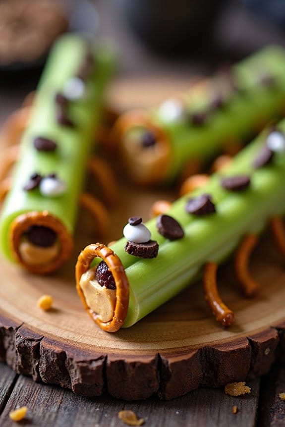 creepy crawler halloween snack