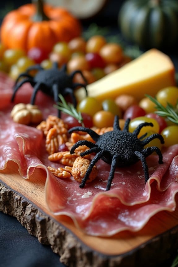 creepy crawly charcuterie board
