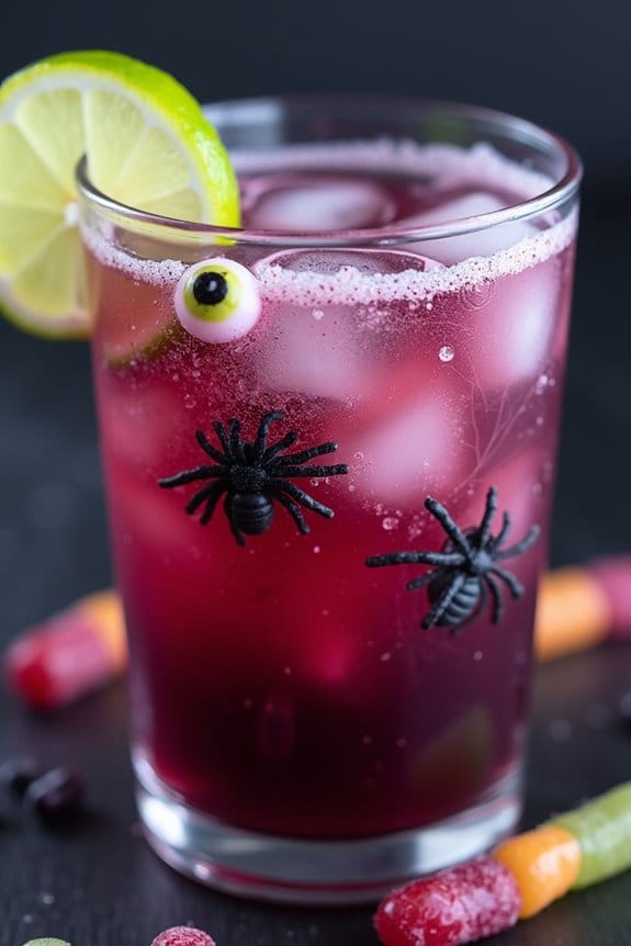 creepy crawly halloween drink