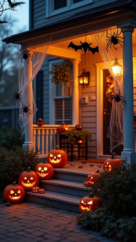 creepy halloween decor details
