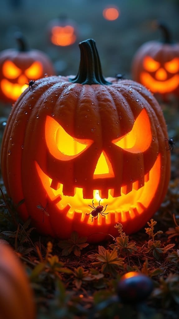 creepy halloween pumpkin designs