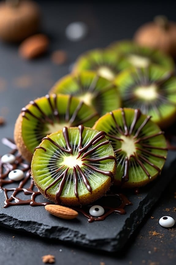 creepy healthy kiwi treats