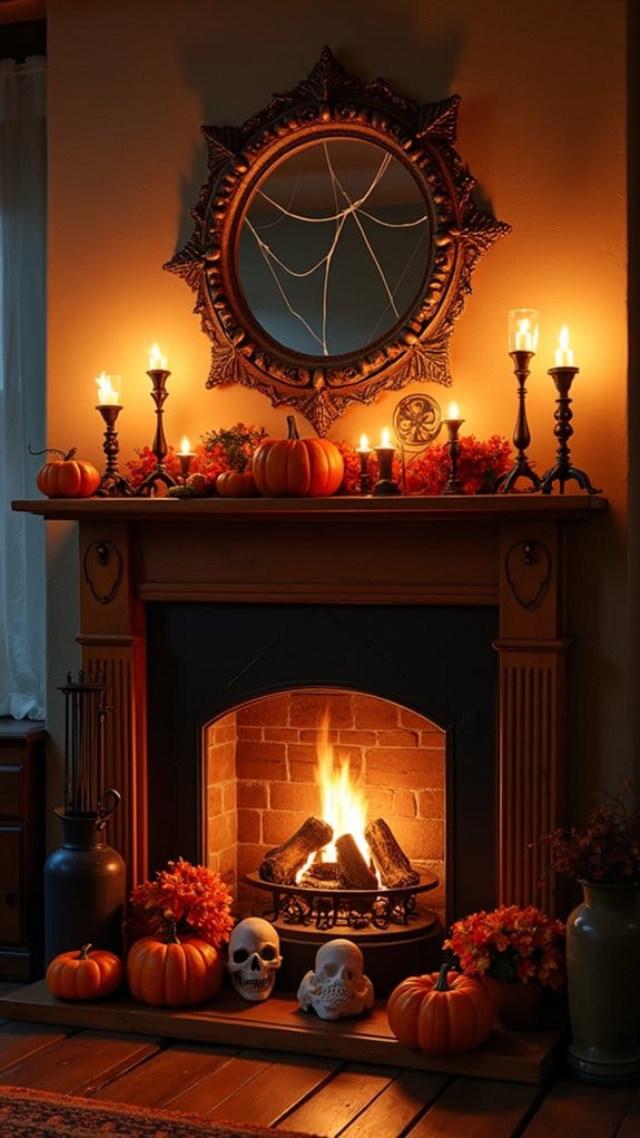 creepy spider web decorations