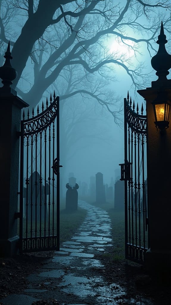 creepy wooden fences and gates