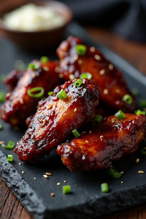 deliciously dark halloween wings