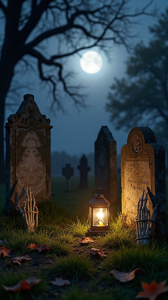 diy spooky tombstone decorations