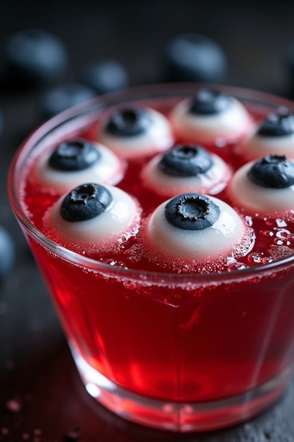 eerie eyeball halloween punch