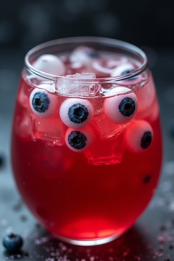 eerie eyeball halloween punch