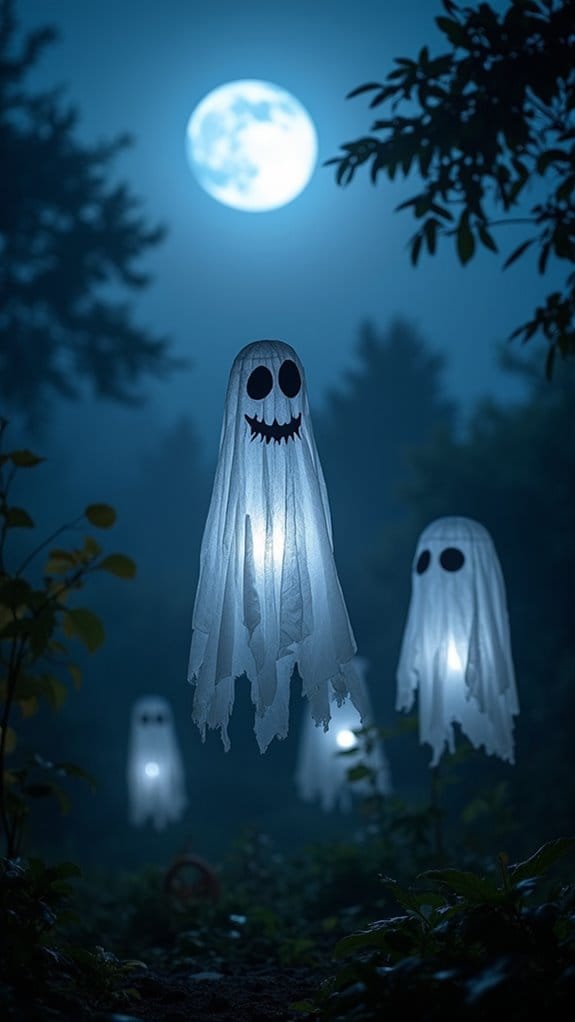 eerie ghost lantern decorations