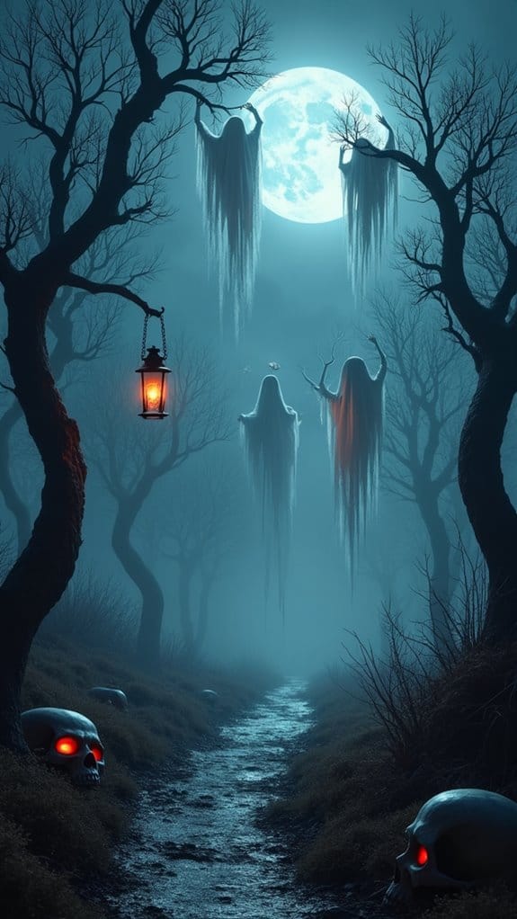 eerie halloween ghost decorations