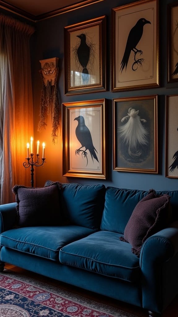 eerie halloween wall art