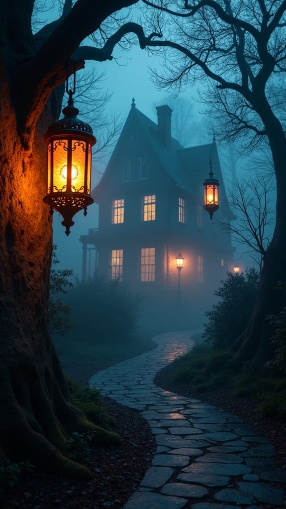 eerie lanterns for halloween