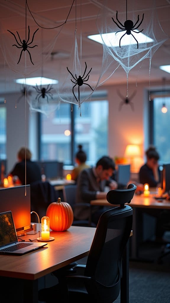 eerie playful halloween decor