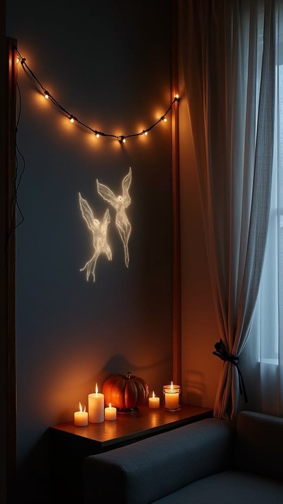 eerie prints and silhouettes